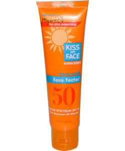 Kiss My Face, Face Factor, Face + Neck, 50 SPF, Sunscreen