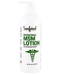 Sunfood, Medicinal MSM Lotion, Rejuvenating Cream