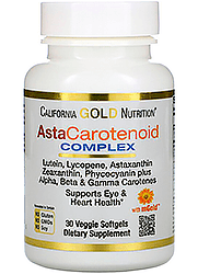 California Gold Nutrition, AstaCarotenoid, комплекс с лютеином