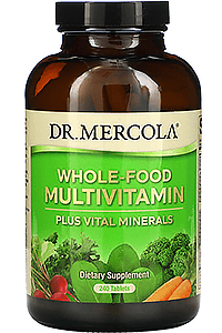 Mercola, Мультивитамины из цельных продуктов с добавлением необходимых минералов
