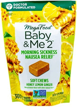 MegaFood, Baby & Me2, Morning Sickness Nausea Relief, Honey Lemon Ginger